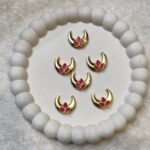 chandra with red Trifula (pack of 6)
