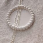 5 mm Rice pearls (3 lines) double coated