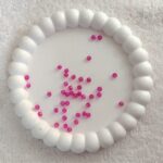 6 mm pink glass Crystal