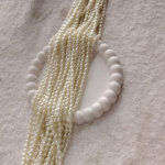 5 mm Oval shape pearls (12lines)