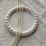 6 mm round shape pearls (3 lines)