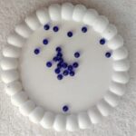 6 mm blue glass Crystal