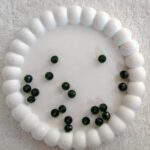 8 mm Green glass Crystal