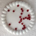 6 mm Maroon glass Crystal