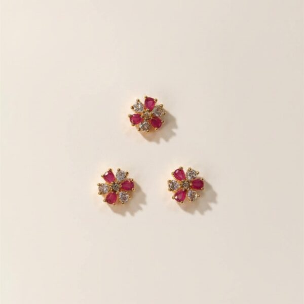 Flower ad stone(white and red) (Single)