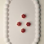 Flower red ad stone (single )