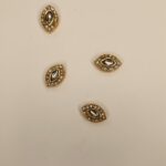 White eye shape ad stone (Pack of 3)