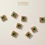 Square Green ad stine (Pack of 3)