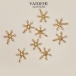 White ad stone star pendent  (Single )