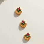 chandra red green lotus pack of 3