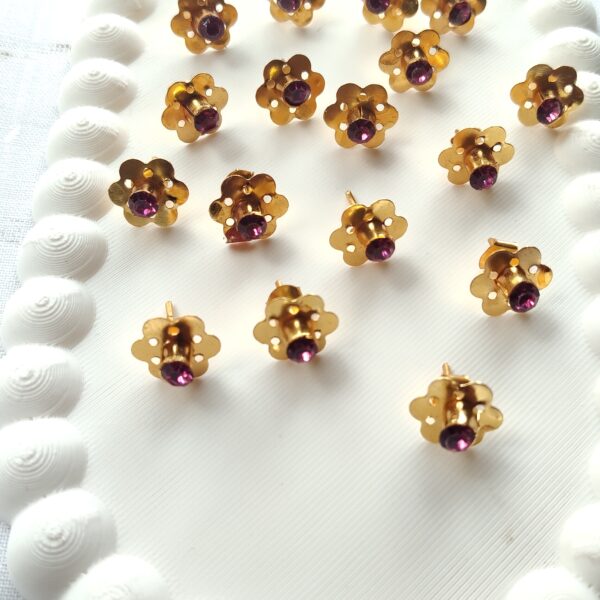 Ready pink earing stud pack 3