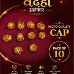 Golden firki cap pack of 10