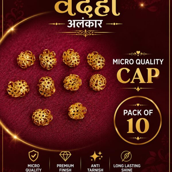 Golden firki cap pack of 10