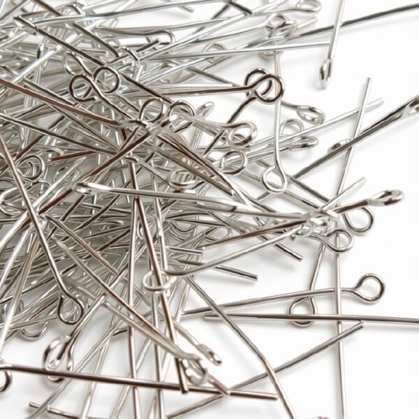 Silver nose pin pack 10