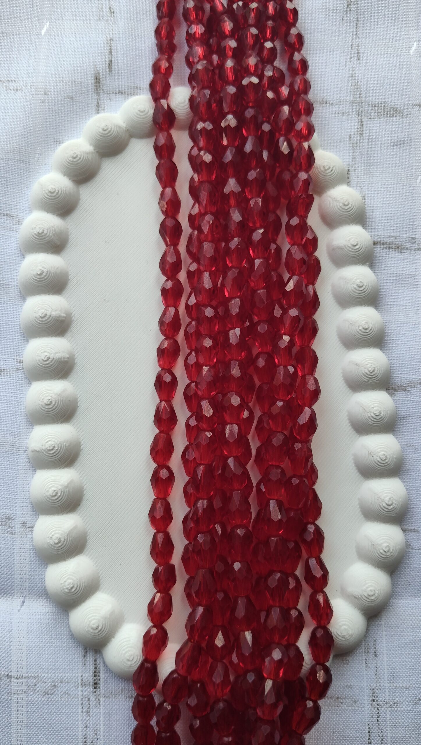 oplus_32 6 mm red crystal (6 line) - Image 1