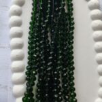 8 mm green crystal (single line )