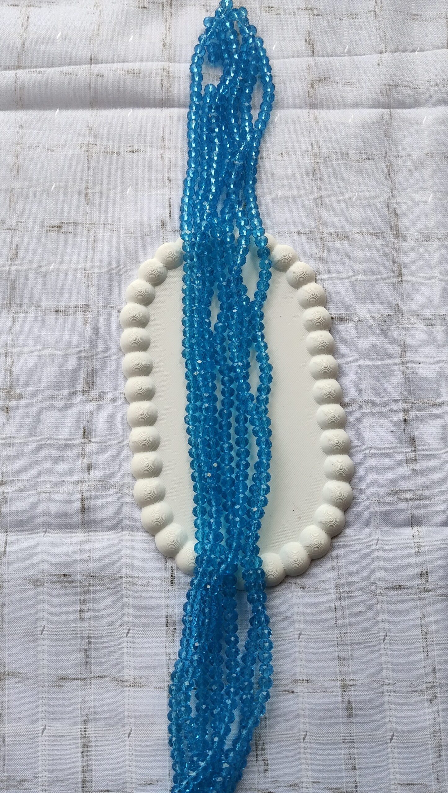 oplus_0 6 mm sky-blue crystal (single line) - Image 1