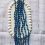 6 mm sky-blue drop (single line )