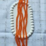 6 mm orange crystal (single line)
