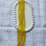 6 mm yellow crystal (single line)