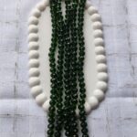 8 mm green crystal (10 mani)