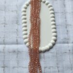 6 mm beby pink crystal (single line)